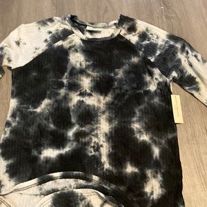 Blue and white shirt